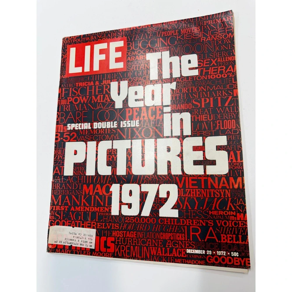 Vintage LIFE Magazine The Year in Pictures 1972 Special Double Issue Dec 29 1972